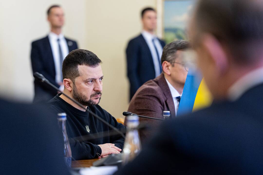 Ukrainos ir Lietuvos prezidentų delegacijų susitikimas