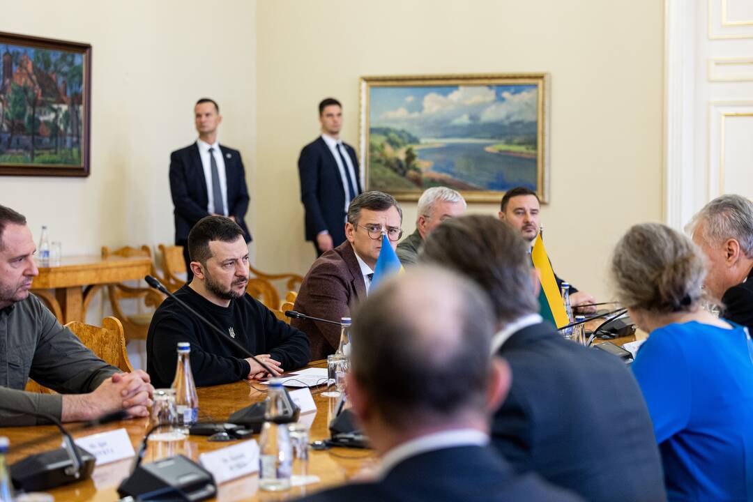 Ukrainos ir Lietuvos prezidentų delegacijų susitikimas