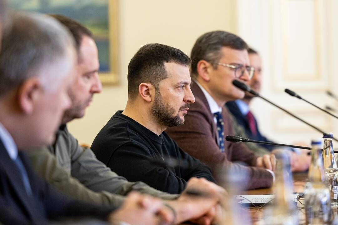 Ukrainos ir Lietuvos prezidentų delegacijų susitikimas