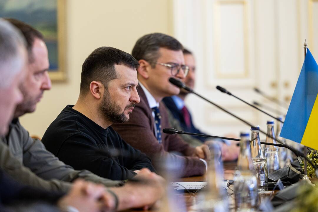Ukrainos ir Lietuvos prezidentų delegacijų susitikimas
