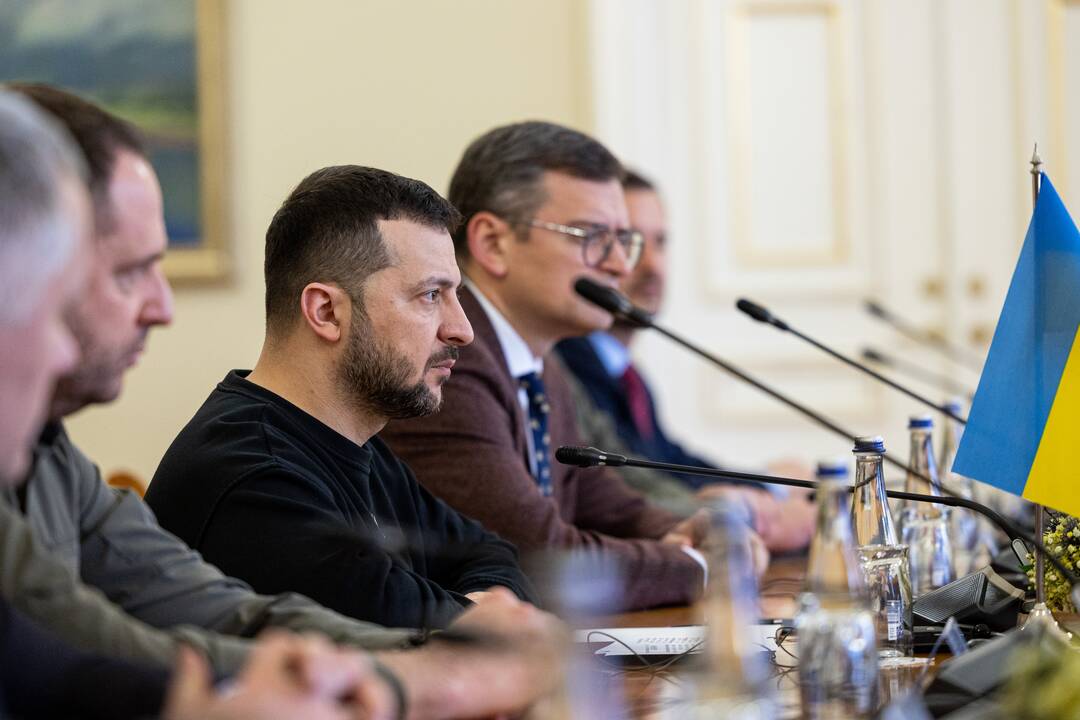 Ukrainos ir Lietuvos prezidentų delegacijų susitikimas