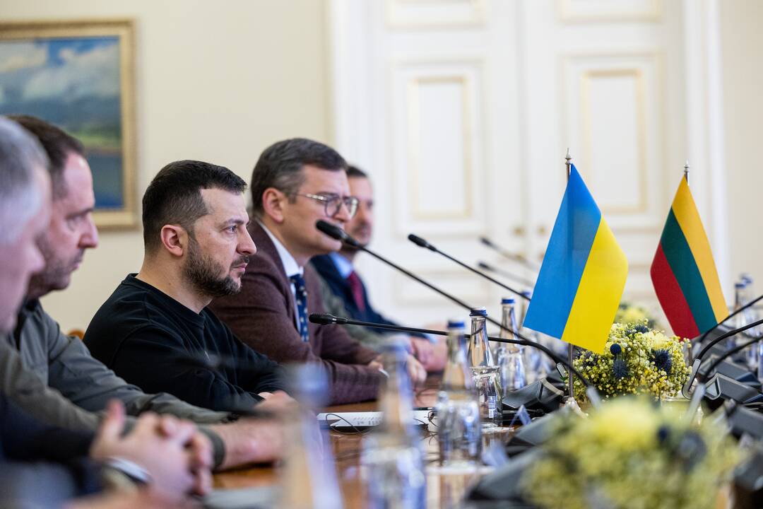 Ukrainos ir Lietuvos prezidentų delegacijų susitikimas