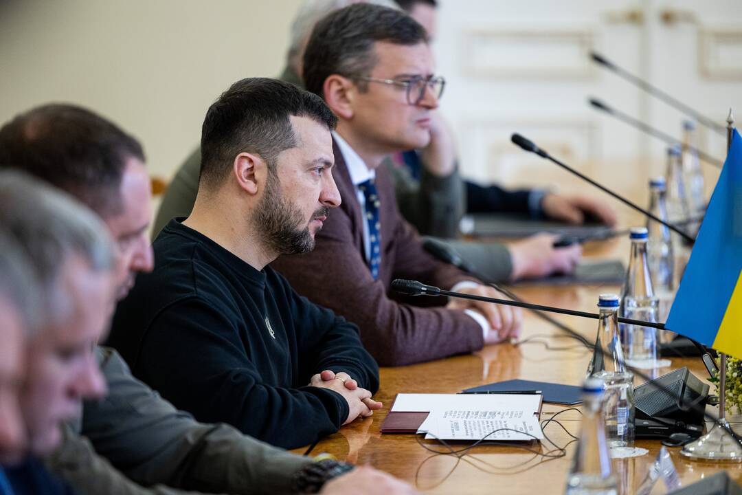 Ukrainos ir Lietuvos prezidentų delegacijų susitikimas