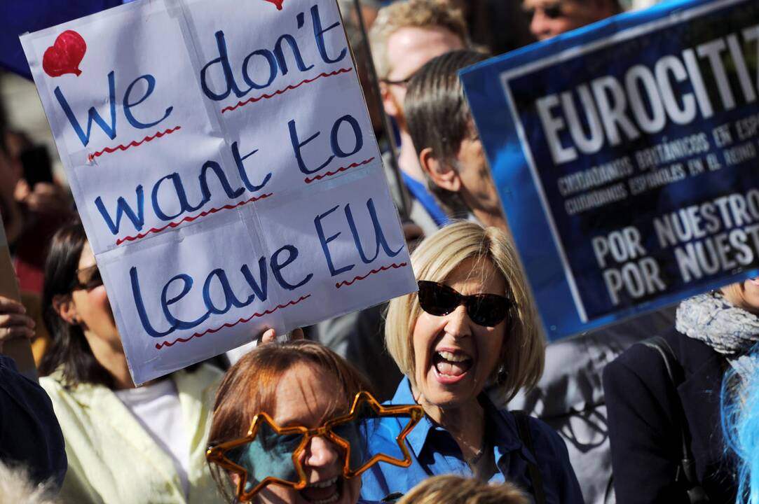 Masinė demonstracija prieš „Brexit“
