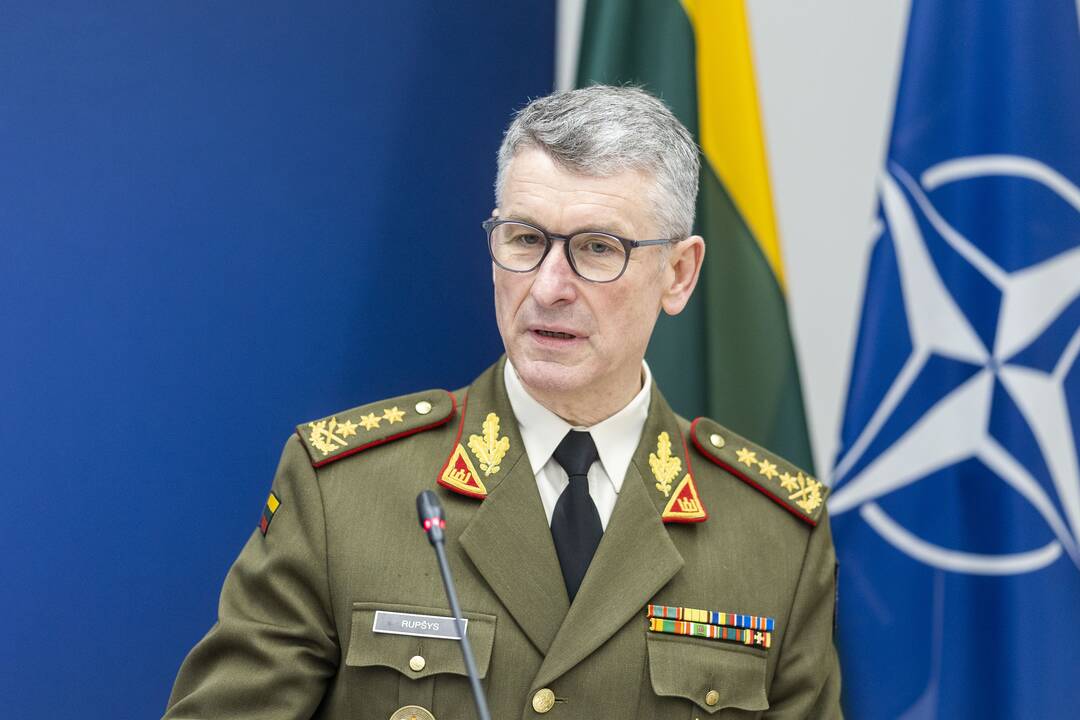 Ph. Lavigne ir V. Rupšio spaudos konferencija