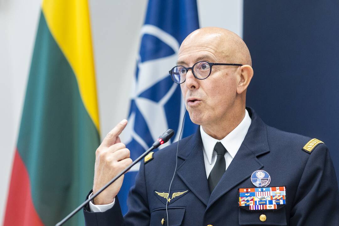 Ph. Lavigne ir V. Rupšio spaudos konferencija