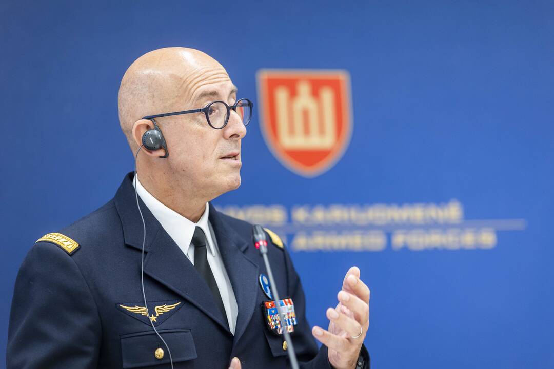 Ph. Lavigne ir V. Rupšio spaudos konferencija