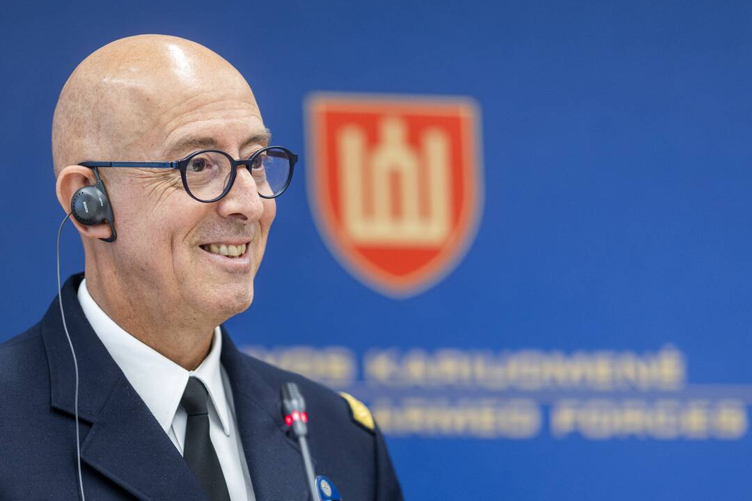 Ph. Lavigne ir V. Rupšio spaudos konferencija