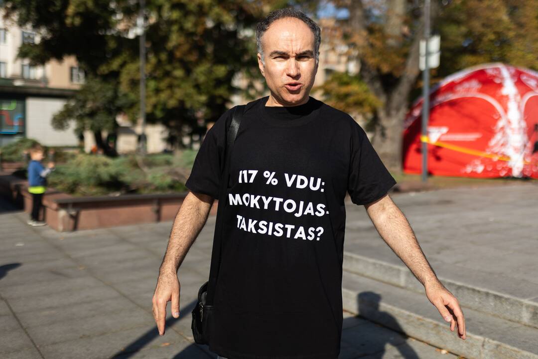 Prie Vyriausybės prasideda mokytojų streikas