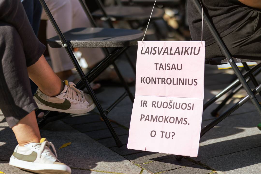 Prie Vyriausybės prasideda mokytojų streikas