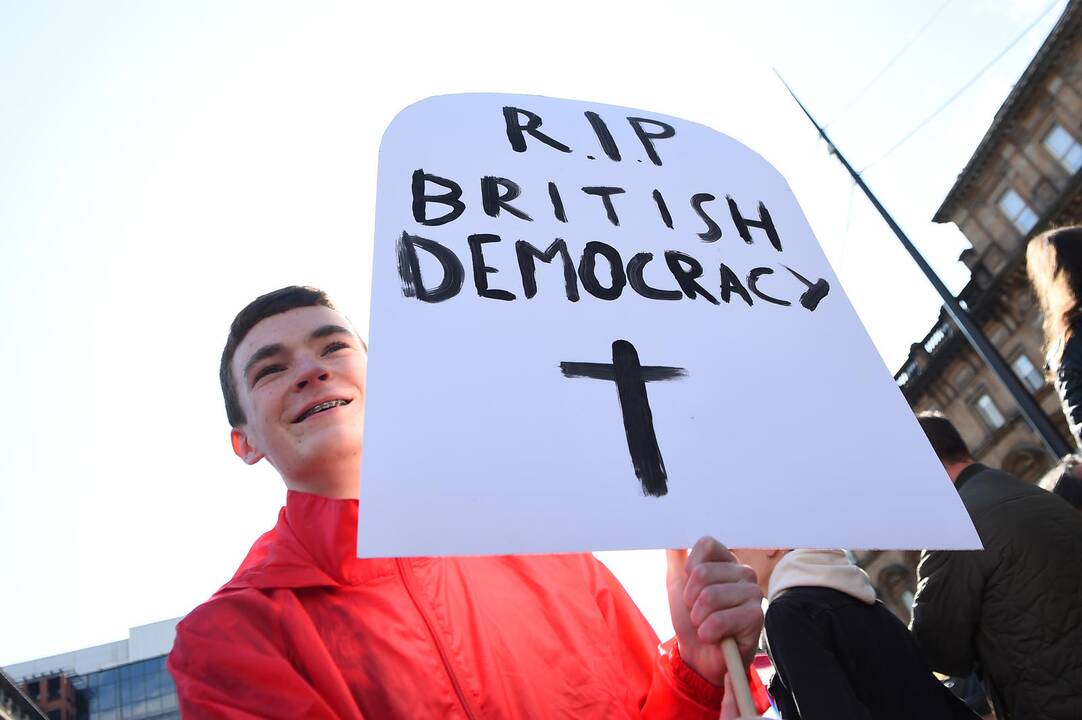 Protestas Jungtinėje Karalystėje