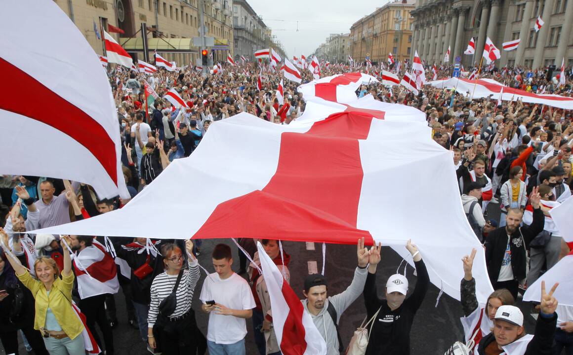 Minske – „Naujosios Baltarusijos eitynės“ 