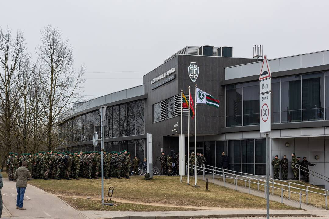 Lietuvos šaulių sąjungos naujų patalpų atidarymas