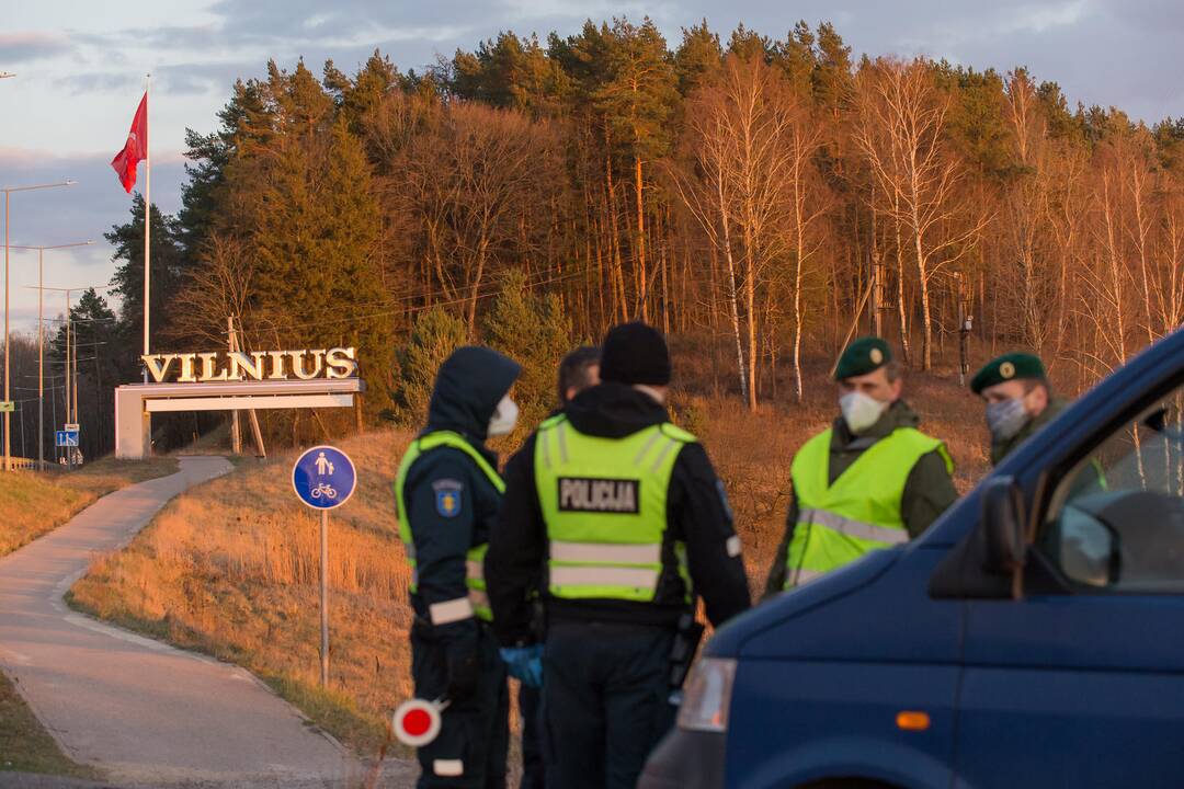 Vilniaus miestas uždarė įvažiavimus