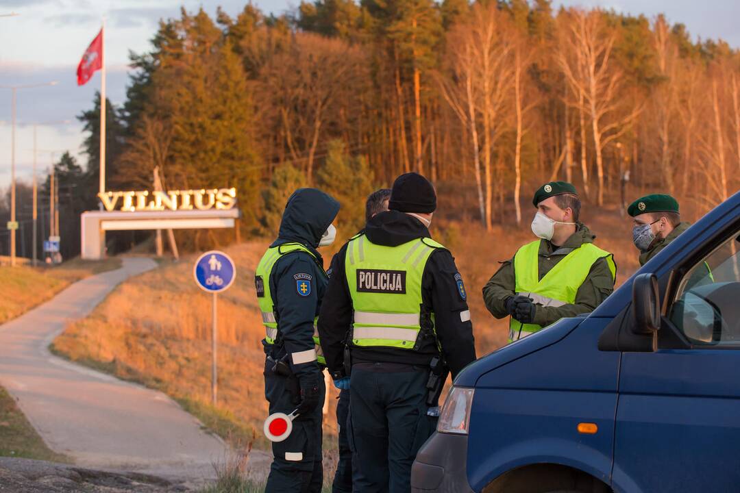 Vilniaus miestas uždarė įvažiavimus