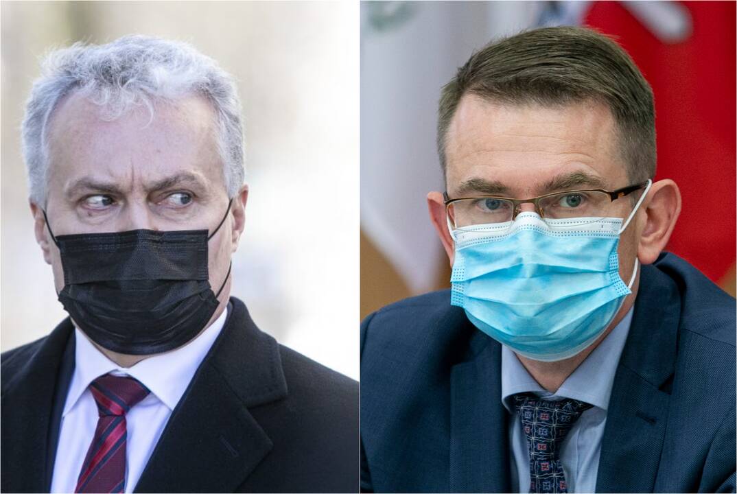 Gitanas Nausėda (kairėje) ir Arūnas Dulkys