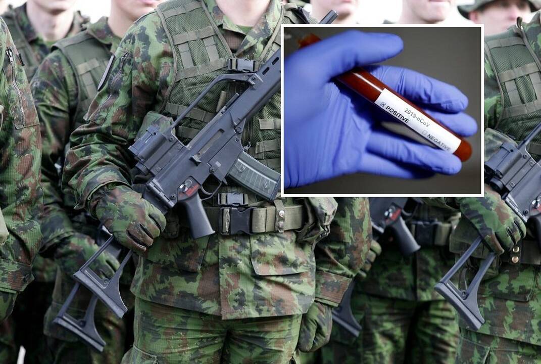 Kariuomenėje – per 100 COVID-19 atvejų, daugiau nei 600 žmonių – saviizoliacijoje
