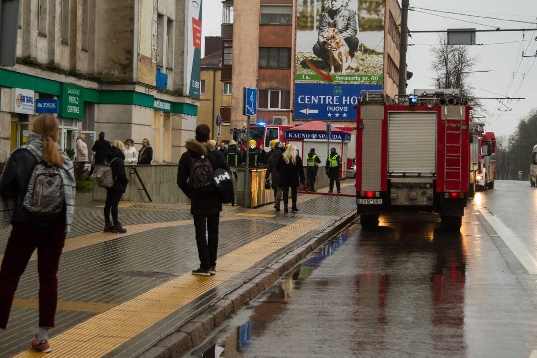 Žaliakalnio verslo centre kilo gaisras