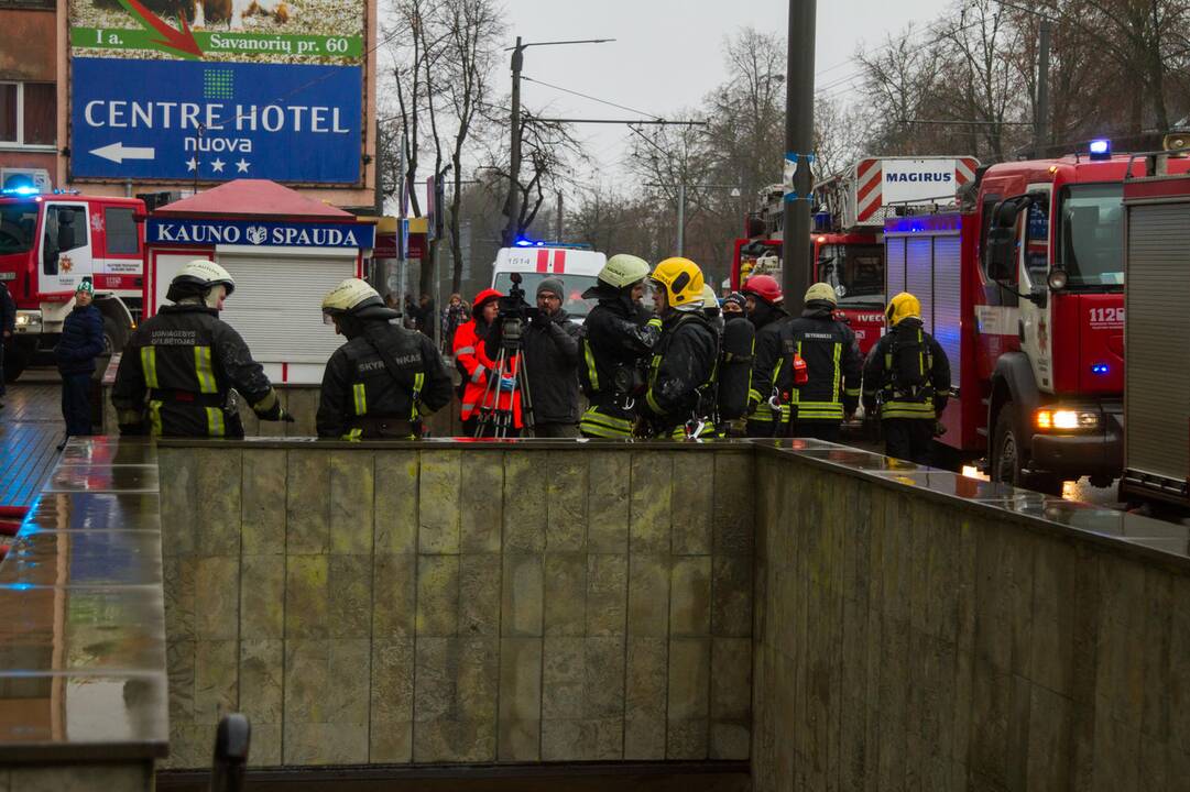 Žaliakalnio verslo centre kilo gaisras