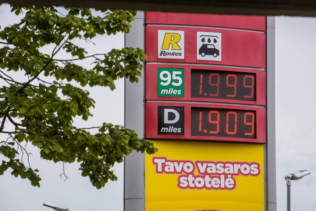 Kuro kainos Kauno degalinėse
