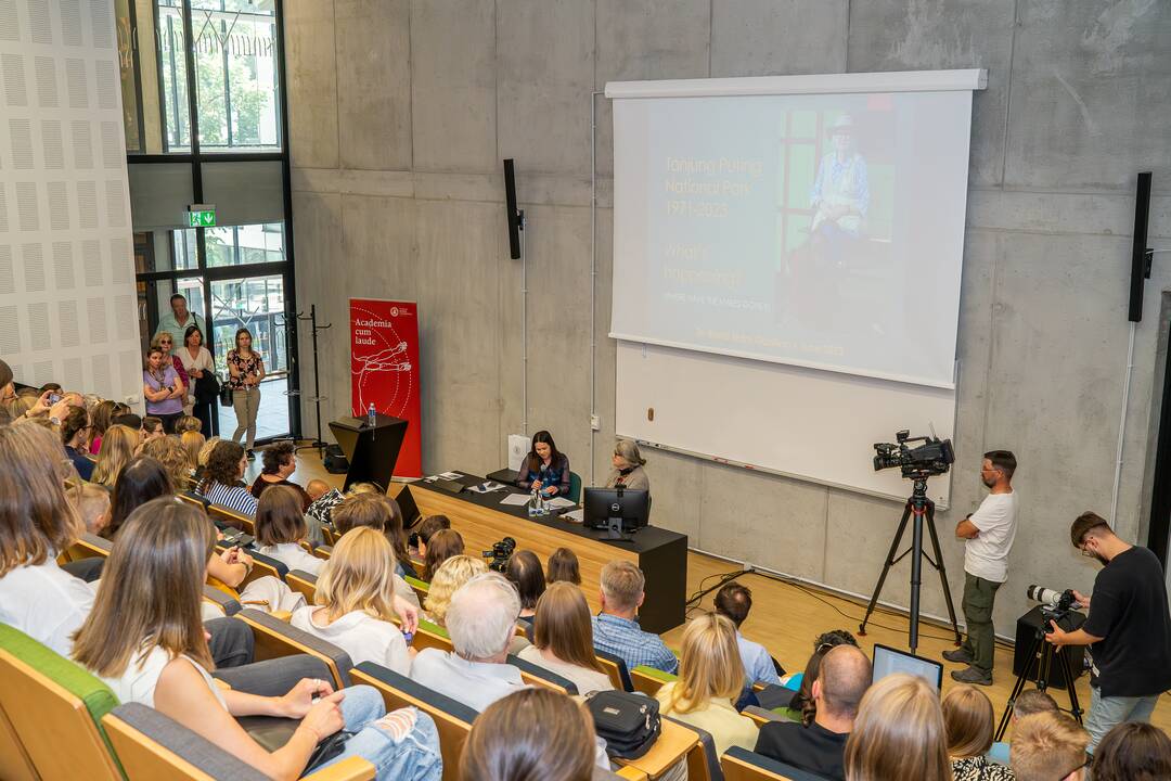Profesorės B. M. Galdikas paskaita