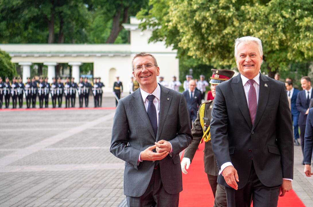 Latvijos ir Lietuvos prezidentų susitikimas