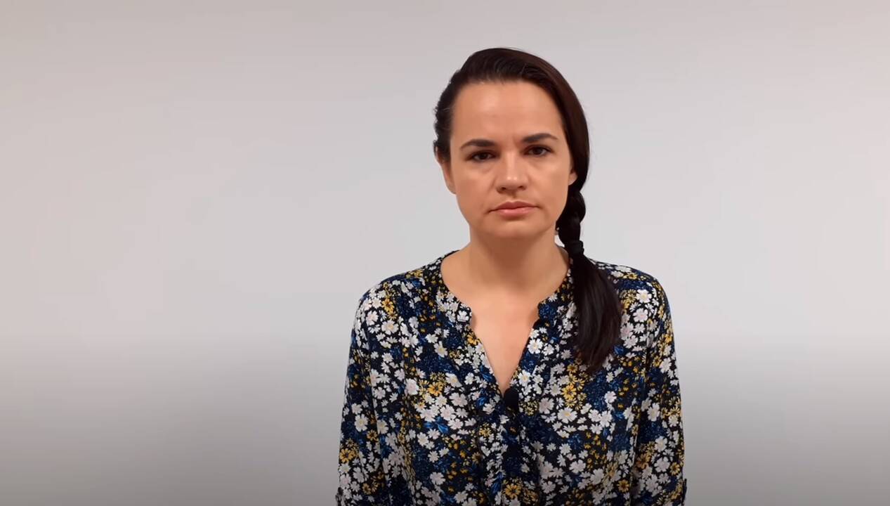 S. Cichanouskaja: mano vyras prašo, kad perduočiau jo žodžius