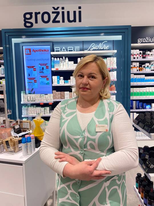 „Apotheka“ vaistinės konsultantė Teresa Urinovič