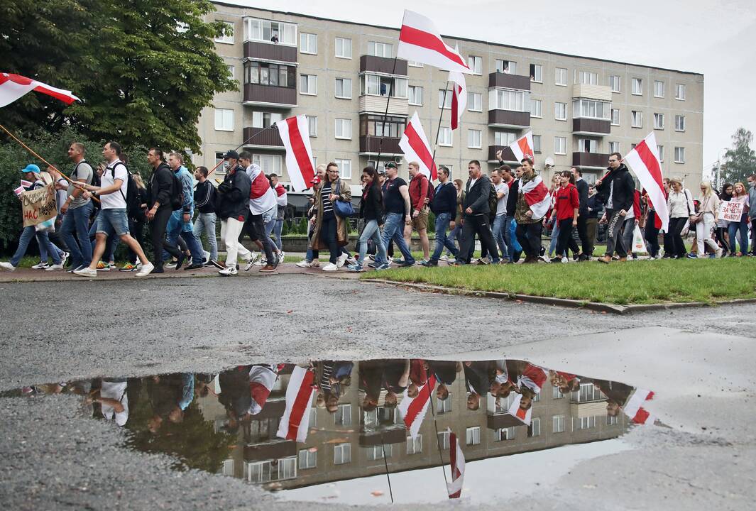 Minske – „Naujosios Baltarusijos eitynės“ 