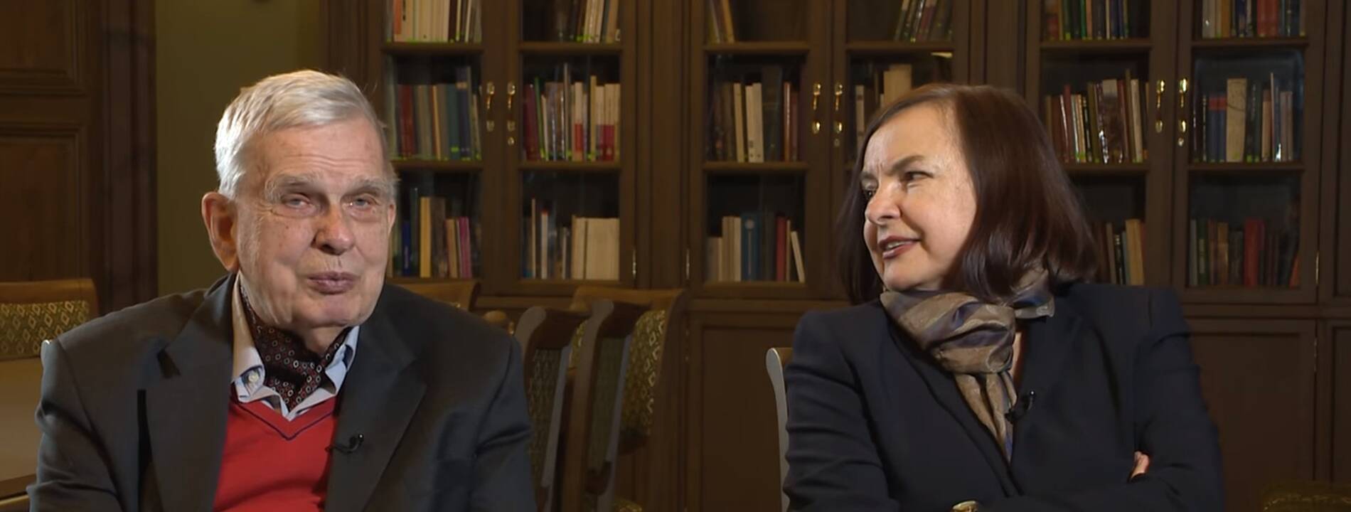 Tomas Venclova ir jo žmona Tatjana