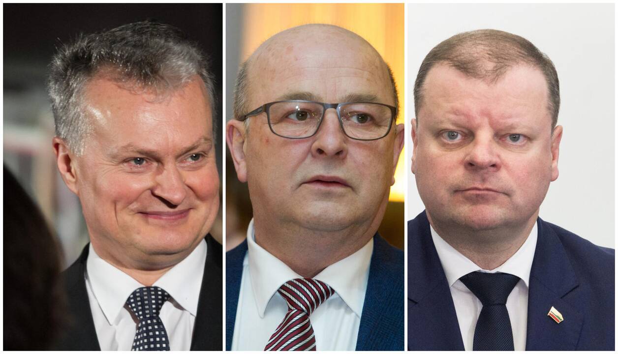 Norimų prezidentų trejetuke – G. Nausėda, V. Matijošaitis, S. Skvernelis