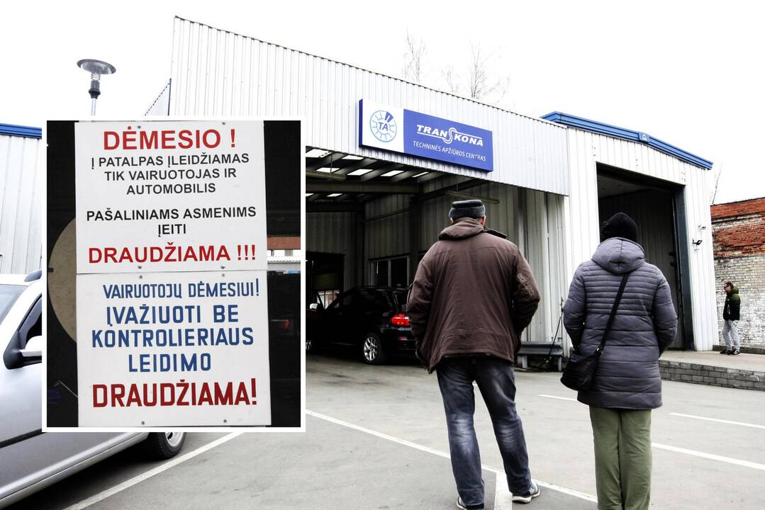 Prieš techninę apžiūrą uostamiestyje – mašinų vėdinimas