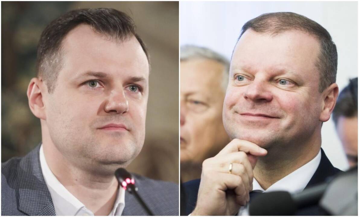 Gintautas Paluckas ir Saulius Skvernelis