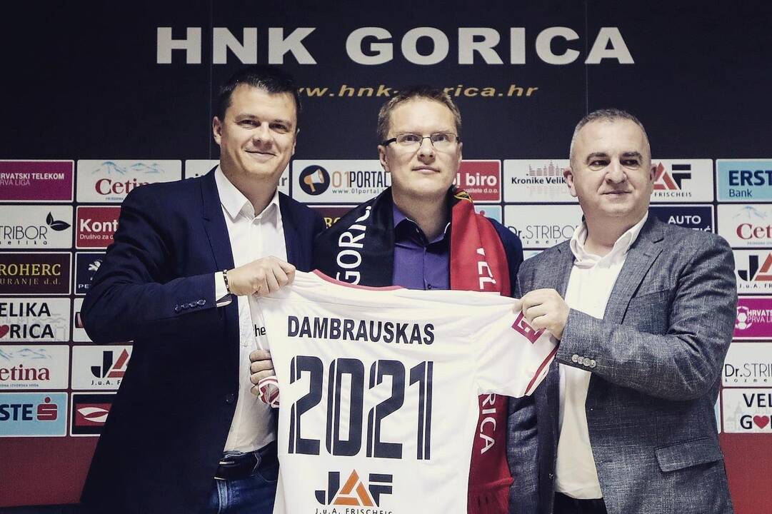 Oficialu: V. Dambrauskas pristatytas naujuoju „Gorica“ klubo treneriu