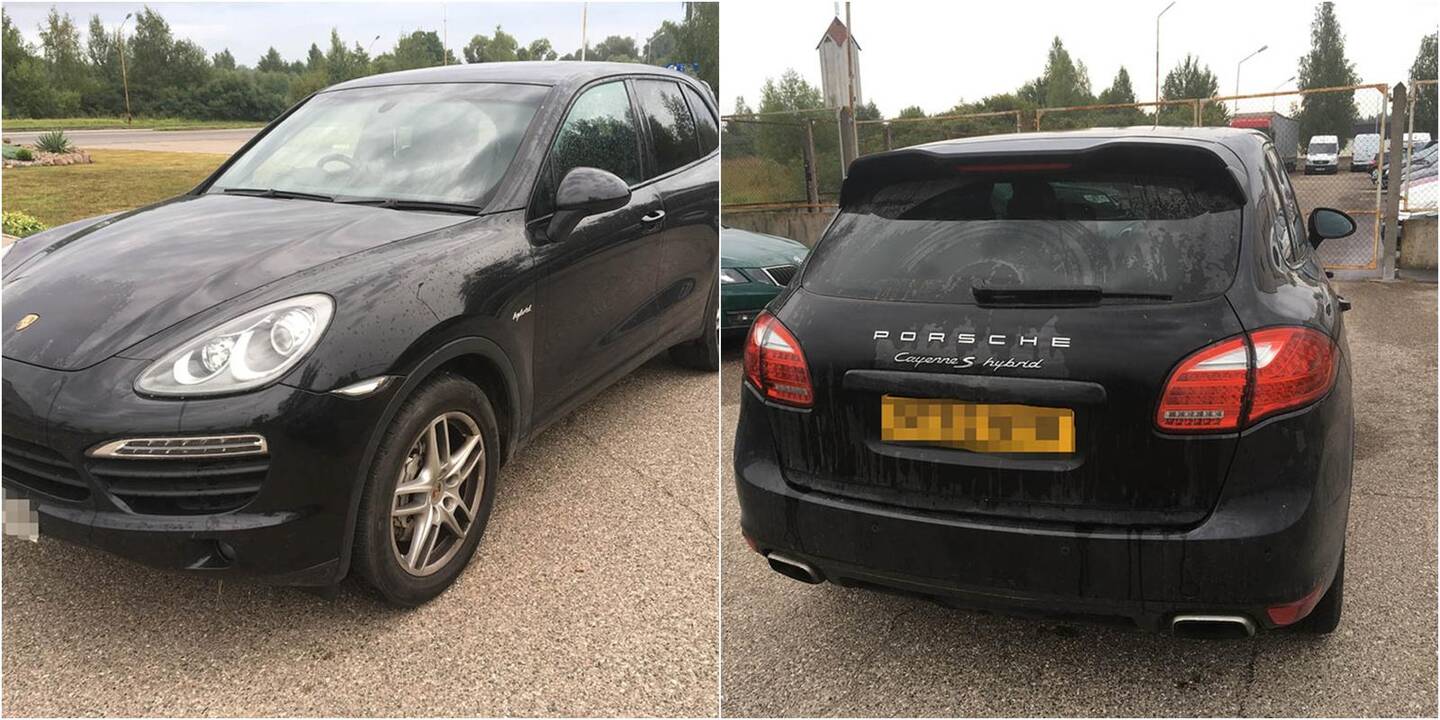 Pasieniečiai sulaikė Anglijoje ieškomą „Porsche“ visureigį