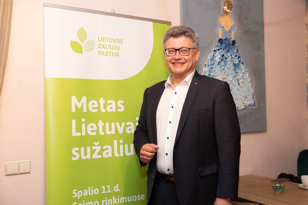 Seimo rinkimų rezultatų laukimas: Lietuvos žaliųjų partija
