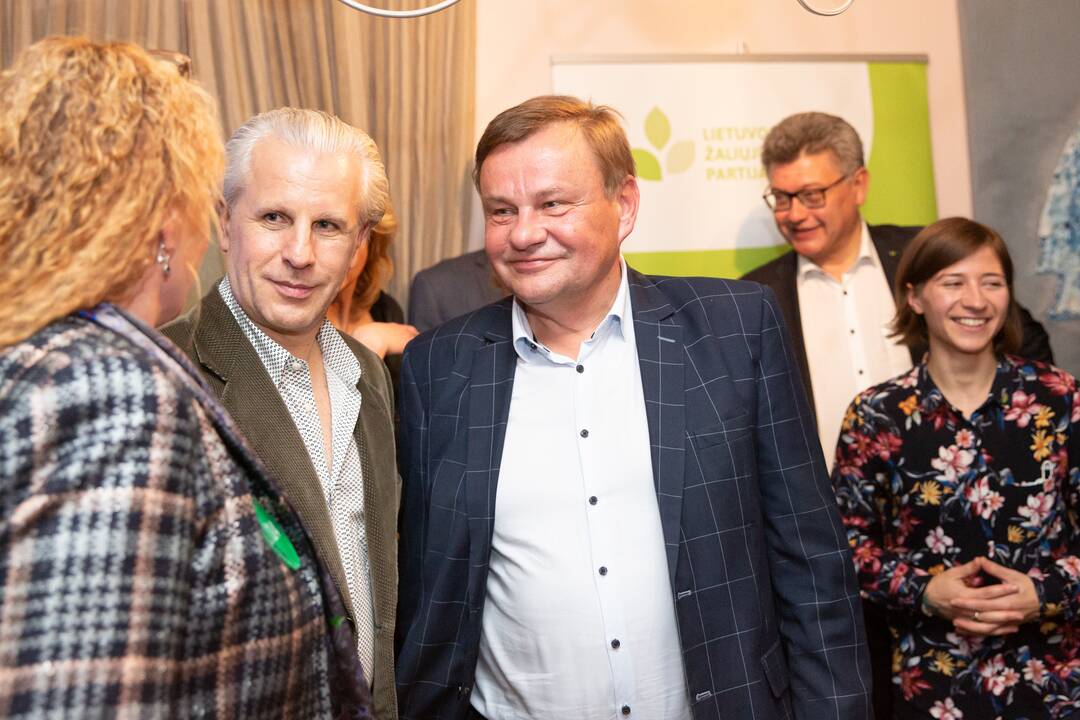 Seimo rinkimų rezultatų laukimas: Lietuvos žaliųjų partija