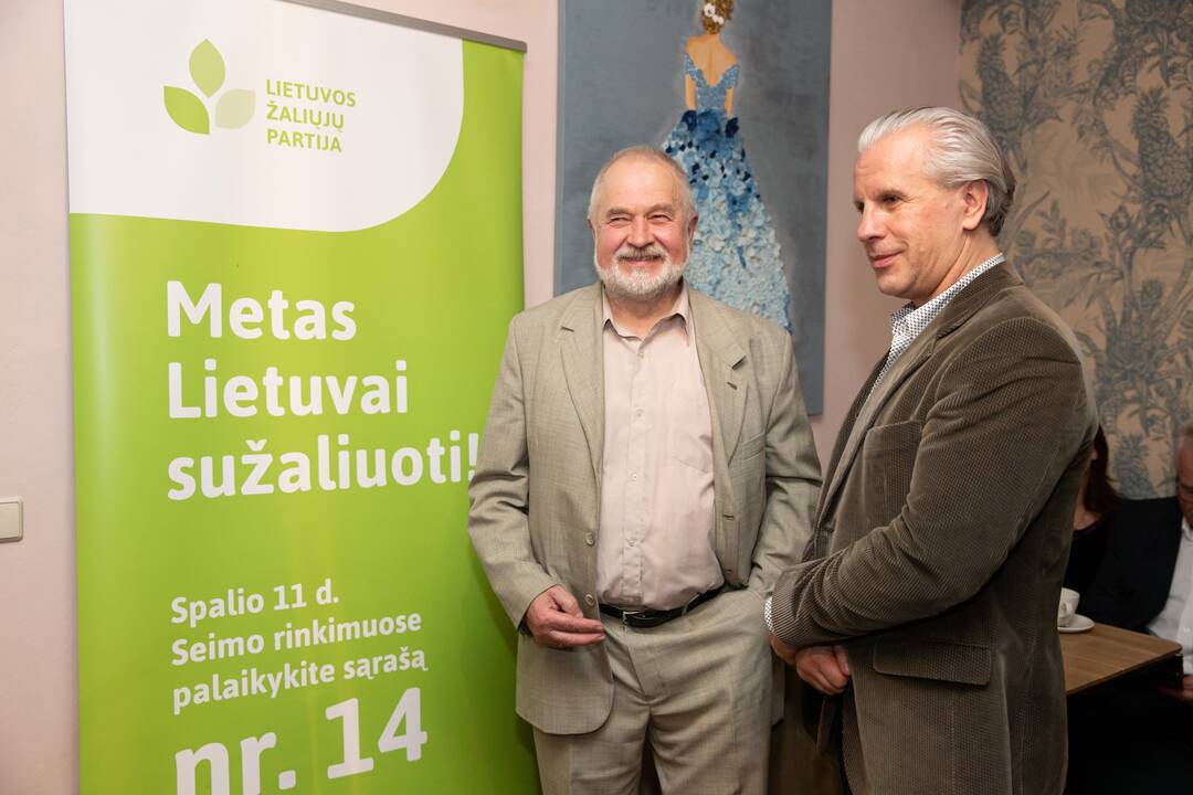 Seimo rinkimų rezultatų laukimas: Lietuvos žaliųjų partija
