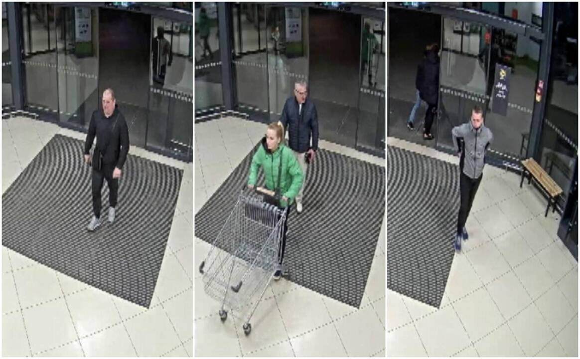 Policija ieško vaizdo kameromis užfiksuotų asmenų (gal matėte?)
