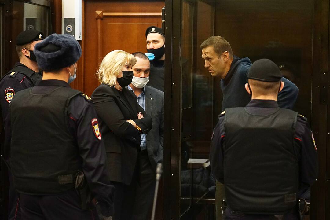 Maskvos teisme sprendžiama dėl A. Navalno laisvės atėmimo bausmės
