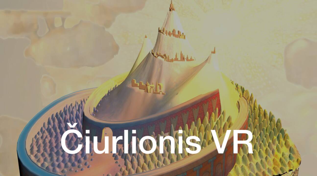 Virtualus pasivaikščiojimas po M. K. Čiurlionio paveikslų galeriją