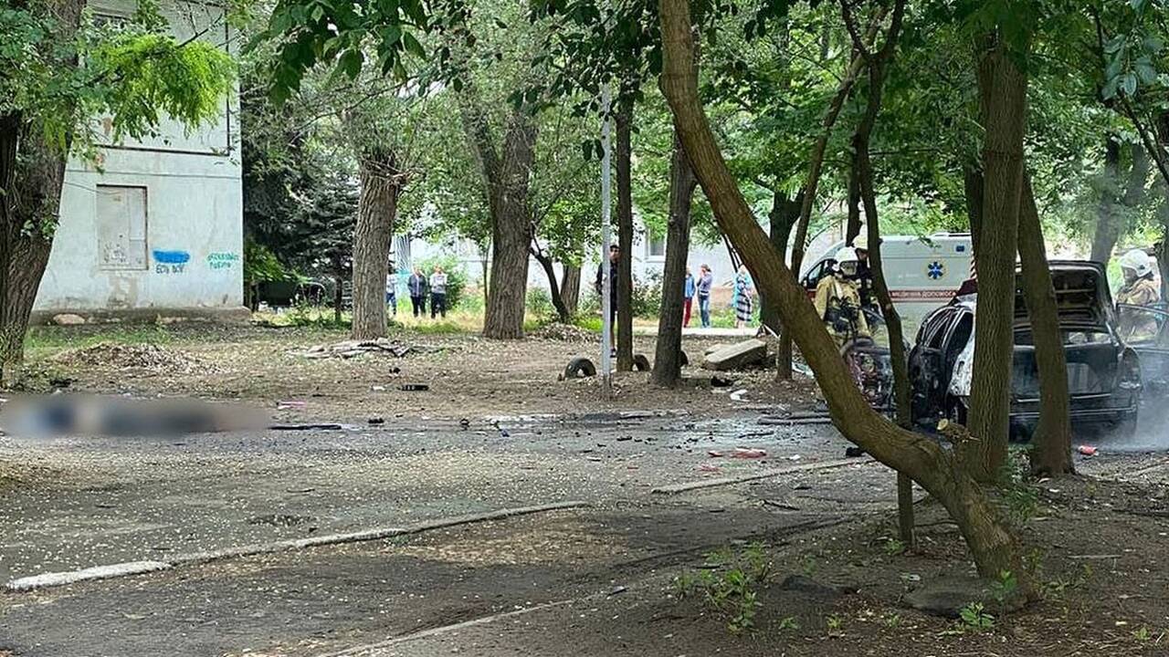 Ukrainos Chersone susprogdintas promaskvietiškos administracijos pareigūnas