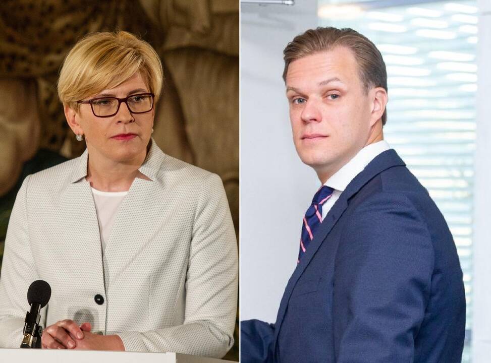 Ingrida Šimonytė ir Gabrielius Landsbergis