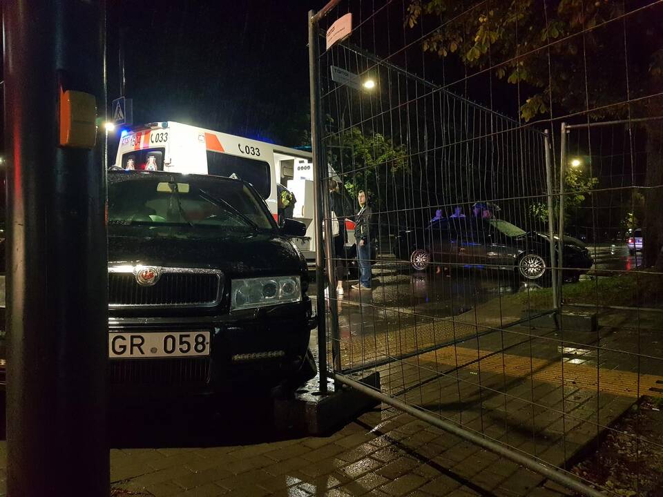 Naktinė avarija Savanorių prospekte