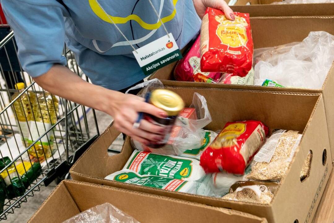 „Maisto banko“ akcija: šiemet aukota mažiau nei pernai