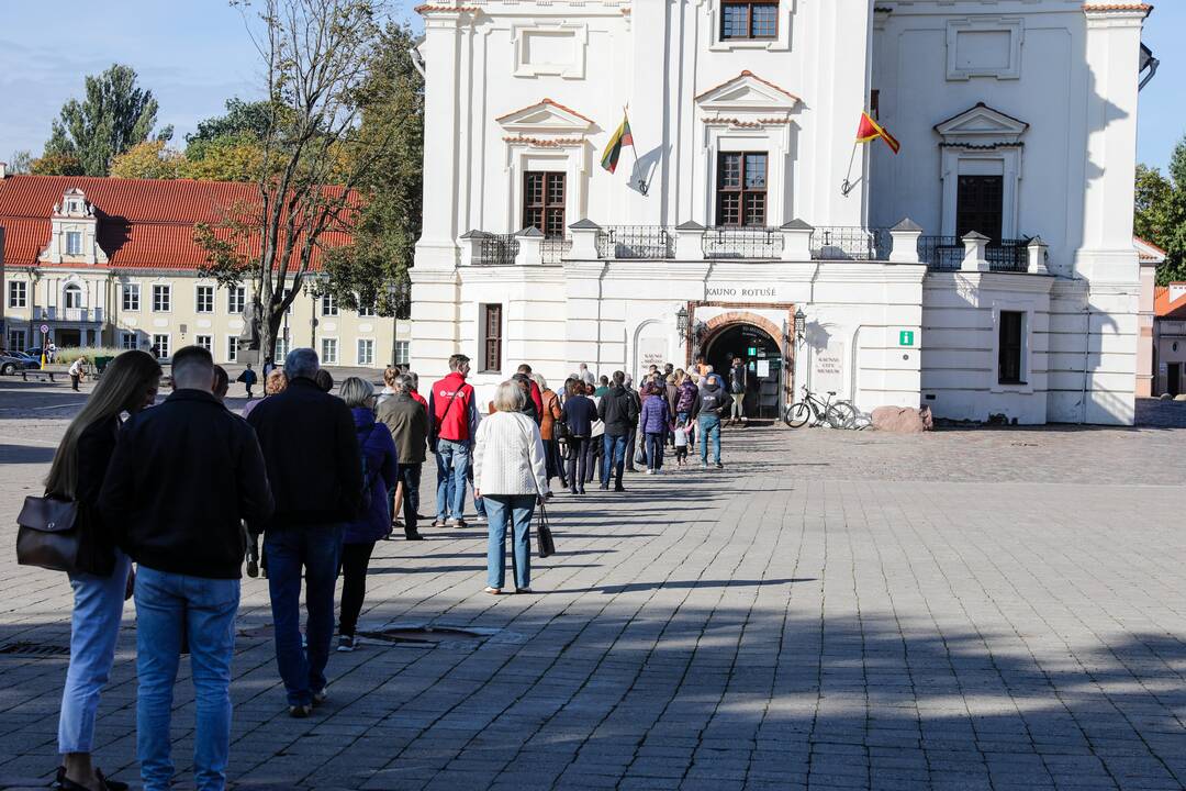 R. Karbauskis ir G. Landsbergis Kaune atidavė savo balsus Seimo rinkimuose
