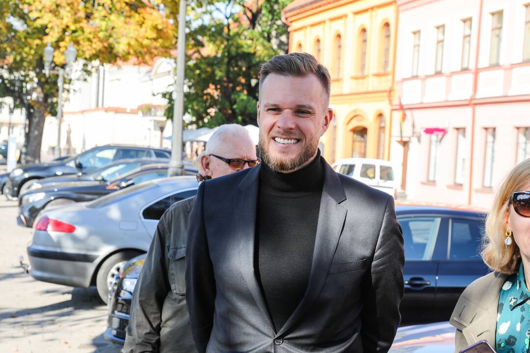 R. Karbauskis ir G. Landsbergis Kaune atidavė savo balsus Seimo rinkimuose