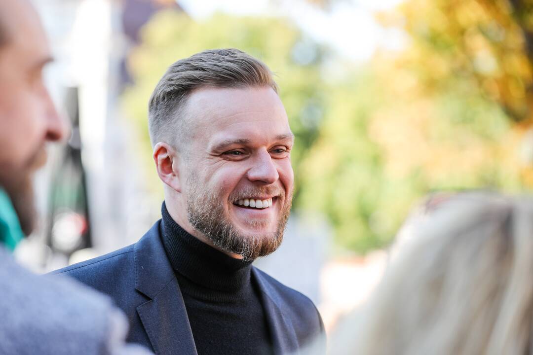 R. Karbauskis ir G. Landsbergis Kaune atidavė savo balsus Seimo rinkimuose