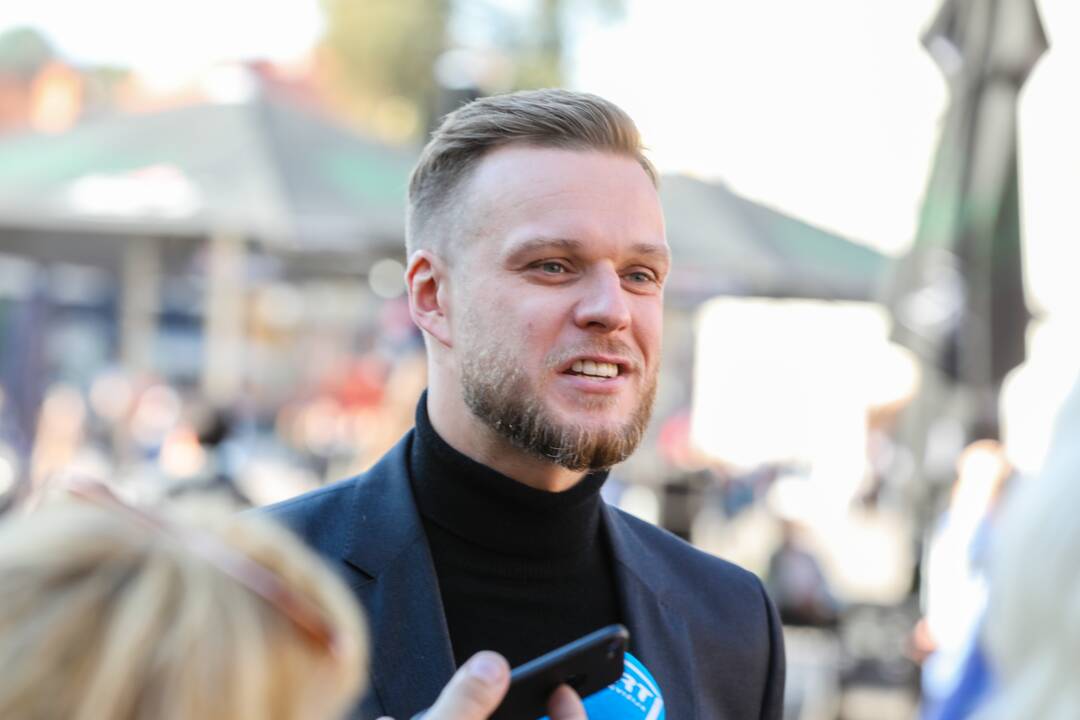 R. Karbauskis ir G. Landsbergis Kaune atidavė savo balsus Seimo rinkimuose