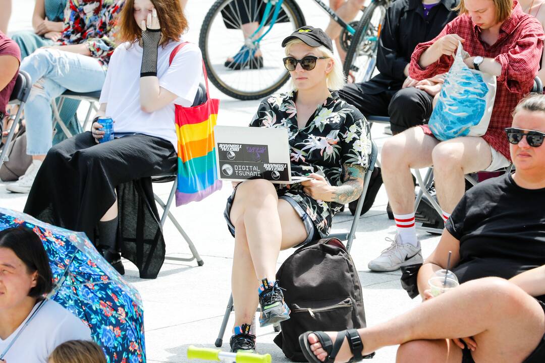 Diskusija Vienybės aikštėje apie LGBT ir kultūrą
